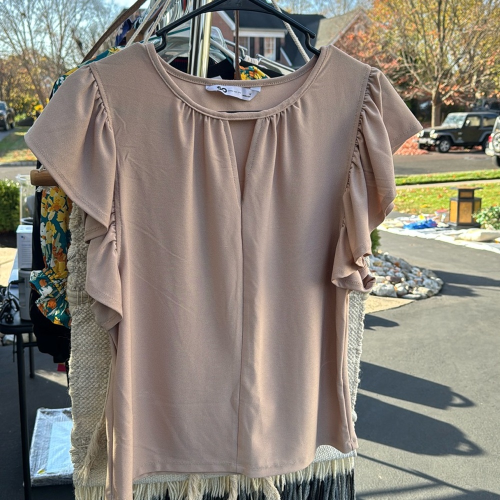 Taupe blouse